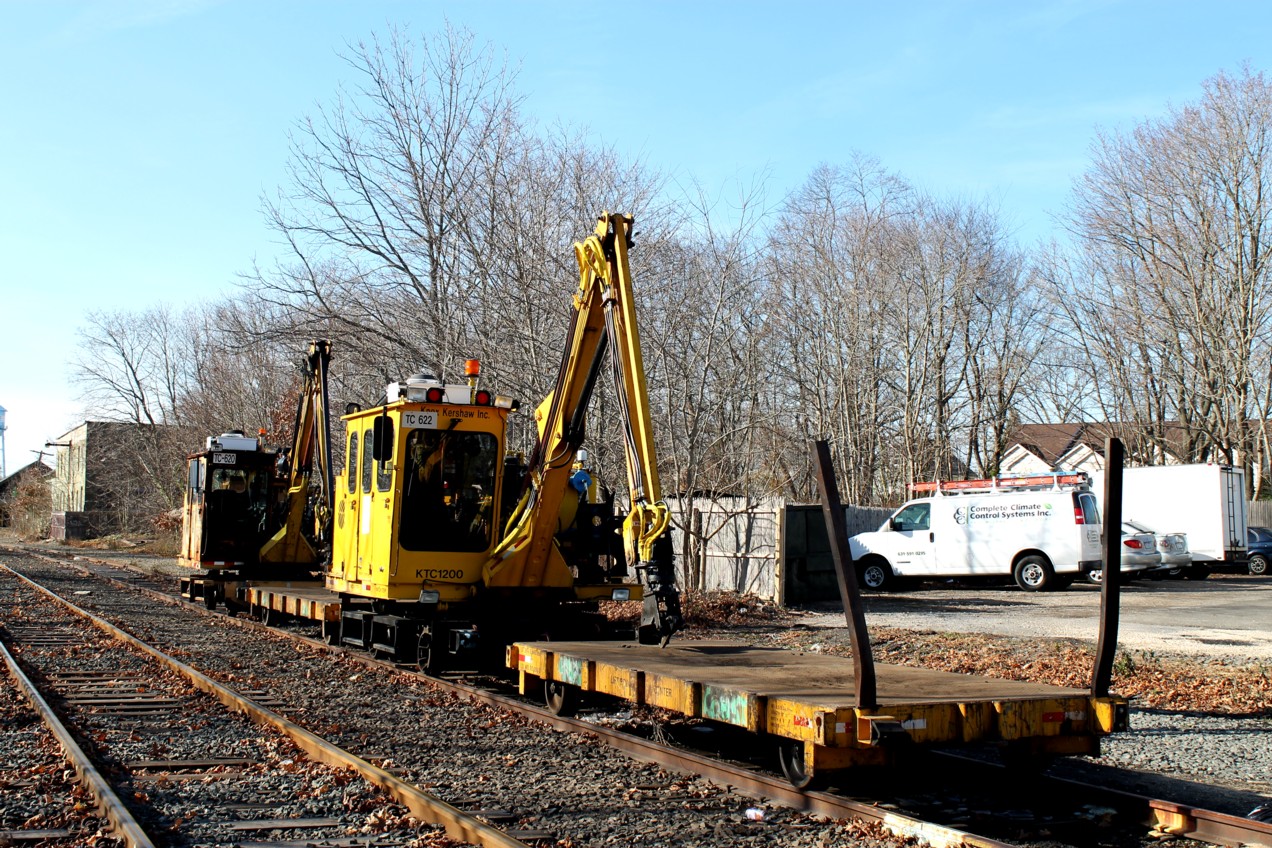 LIRR Track  Maintinance cars TC-620 & TC-622